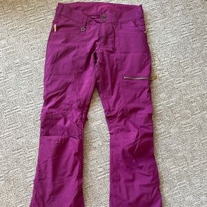purple roxy ski pants